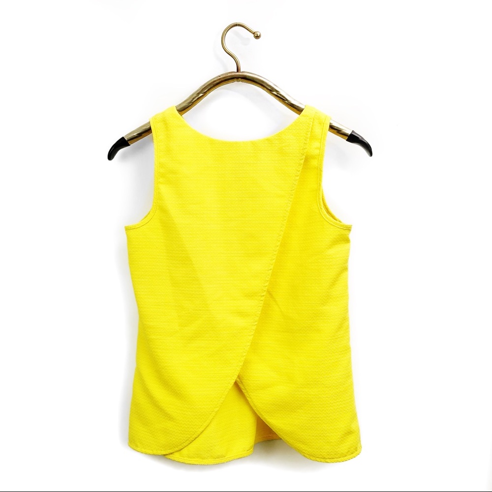 J. Crew Crossed-back jacquard tank top - Picture 1 of 5